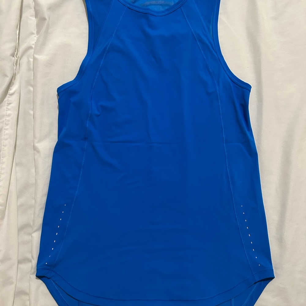 Women's Blue Sleeveless Top